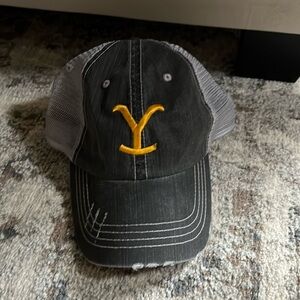 Yellowstone distressed adjustable baseball cap